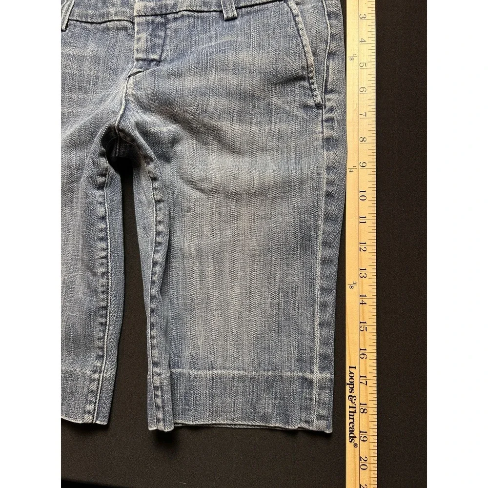 Juicy Couture Women's Bermuda Long Denim Jean Shorts Jorts 2000s Y2K Preppy 27